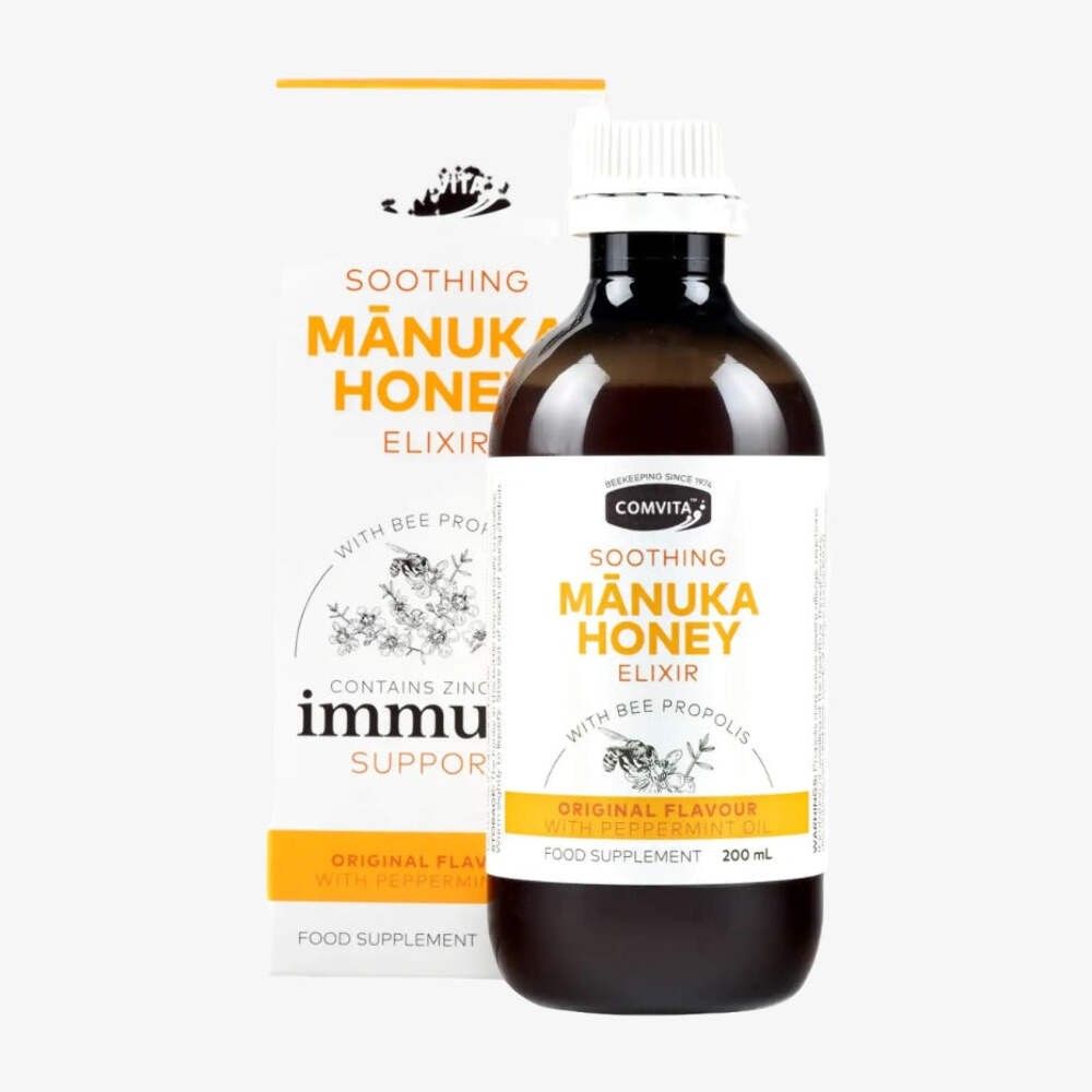 Comvita Immune Support Manuka Honey Elixir with Propolis and Zinc (UMF 10+, MGO 263+) - 200ml - Image 3