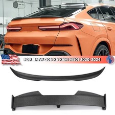 2x Rear Roof Spoiler Trunk Wing For Bmw G06 X6 X6m F96 2020-2024 Carbon Look 2x Rear Roof Spoiler Trunk Wing For Bmw G06 X6 X6m F96 2020-2024 Carbon Look