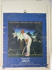 ELTON JOHN GREATEST HITS VOLUME II RARE 8 TRACK TAPE TESTED VG 