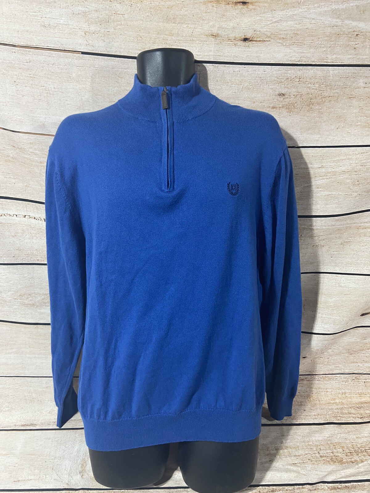 Zip Long Sleeve Pullover Sweater Size 