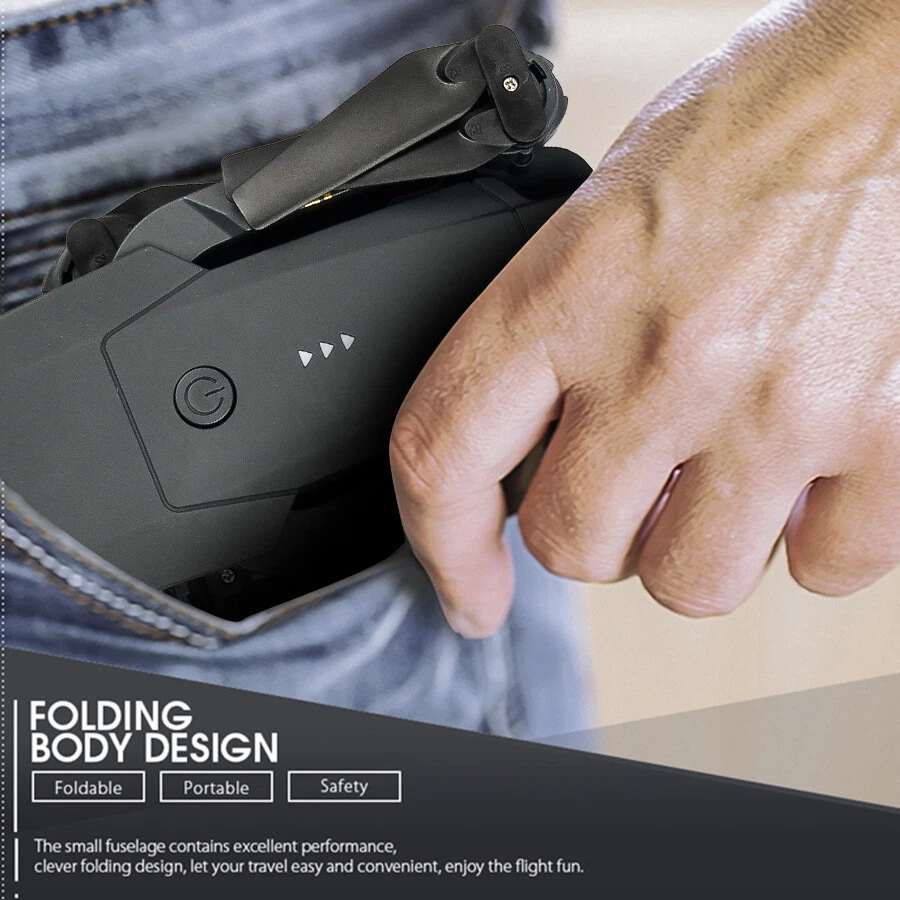 Drone E58 PRO Mini FPV Dron Wifi con Camara de Gran Angular 4K Bolsa Movil 100m - Imagen 4 de 4