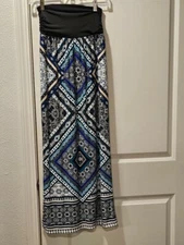 I. N. Studio Size S Maxi Skirt Wide elastic waist