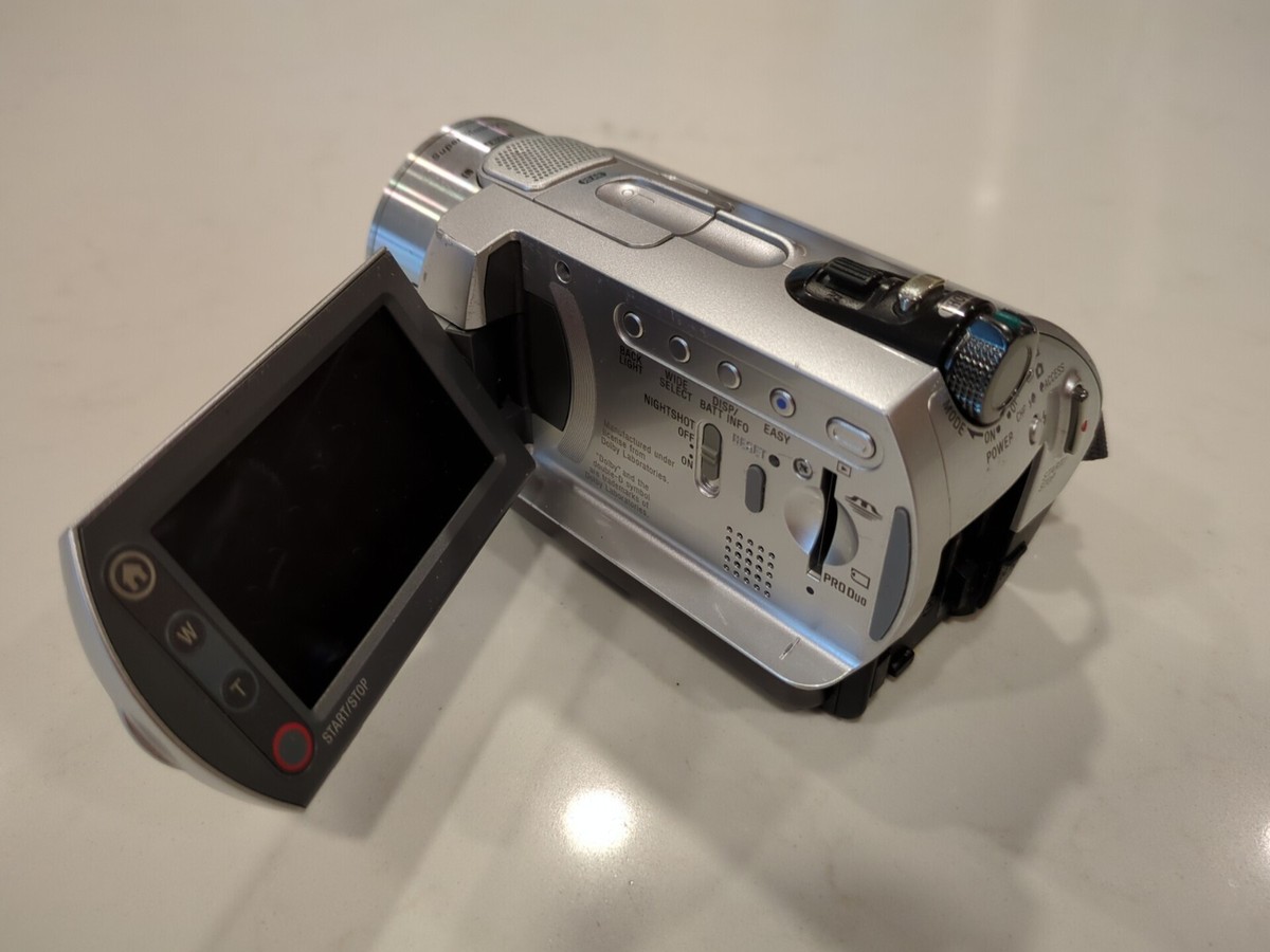 Sony DRC-SR300 Handycam Digital 40 GB Camcorder - Working But Has