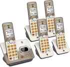 At&T Expandable Cordless Phone System Answering Machine 5 Handsets Backlit Keys
