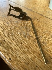 Vintage Marching Band Lyre Shaped Sheet Music Holder In Brass