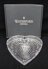 WATERFORD Crystal 7.5" Heart Shaped Tray W/BOX IRELAND — photo 1
