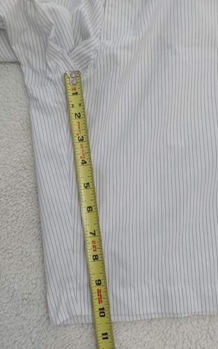 PGA Tour Golf Shorts Men’s Size 38 White Gray Striped Soft Pockets Casual Summer - Picture 11 of 14
