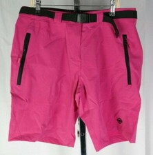 Outdoor Hiking Stretch Short US Medium 30-32" Waist Izas Fuchsia Black TF