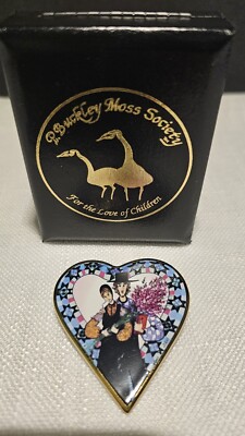 P. Buckley Moss Society 2000 ''Story of Love'' Pendant Brooch Pin # 1042