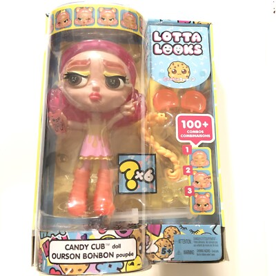 Mattel Lotta Looks Cookie Swirl Candy Cub Doll Toy Play  NEW