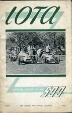 IOTA 500cc Motor Racing magazine June 1947 Prescott cover