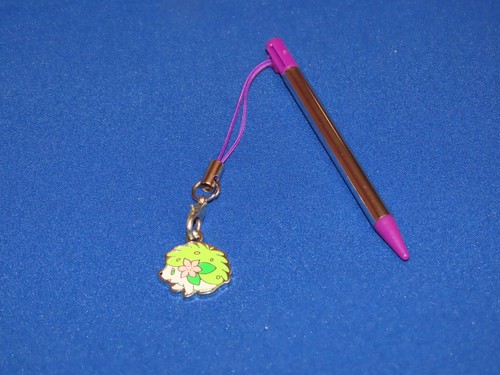  3DS Retractable Stylus Shaymin Charm - Stylus & Charm for Nintendo DS System