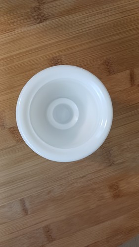 LE Smith 3 Footed Daisy Button Milk Glass Kettle Candlestick Bowl FREE SHIPPING - Picture 3 of 5