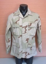 US Military Issue Desert DCU 3 Color Camouflage Jacket Coat Size Medium Long