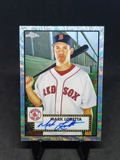 Mark Loretta 2021 Topps Chrome Platinum Anniversary 70th Mini Diamonds Auto #/70