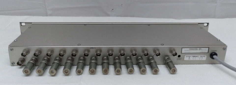 VIDEOTEK VIS-1201 12x1 Video Only Routing Switcher - Image 4 of 4