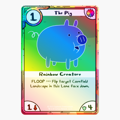 Adventure Time Card Wars: The Pig FOIL PROMO CARD | eBay