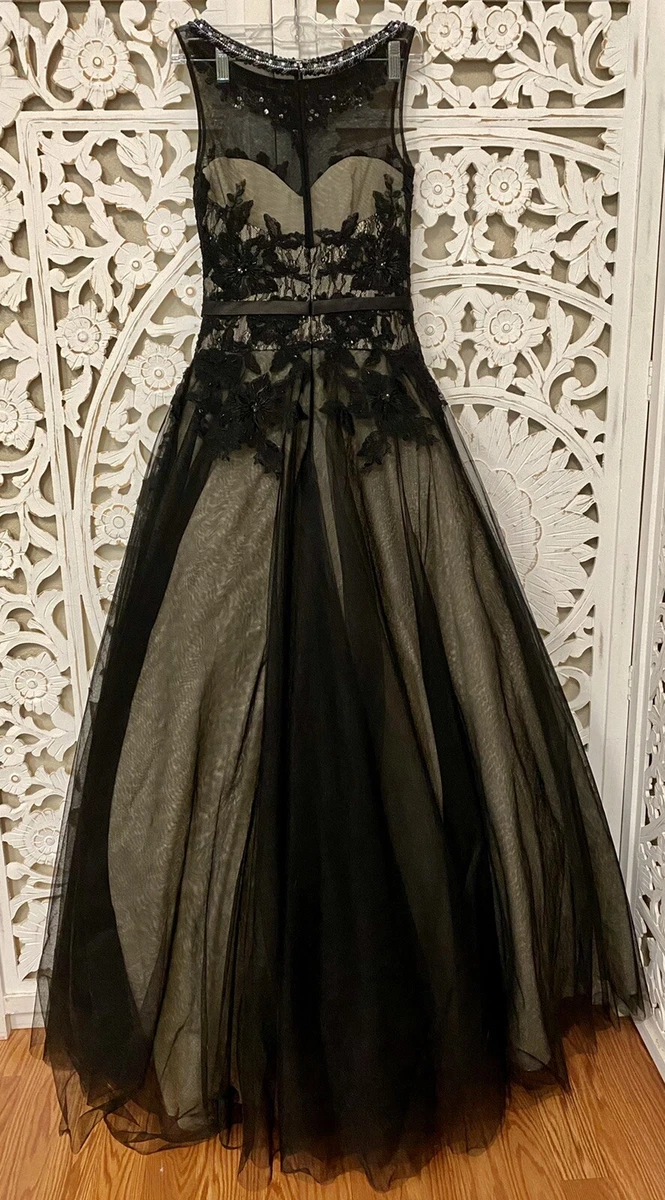 Basix Black Label Ball Gown Size 0 eBay