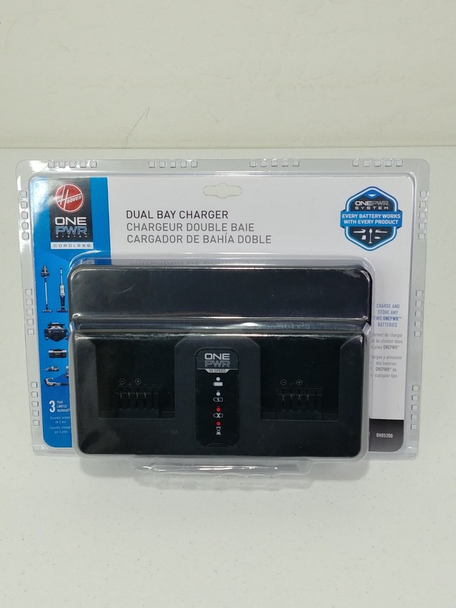 Hoover ONEPWR Dual Bay Battery Charger BH05200 NEW - Main Image