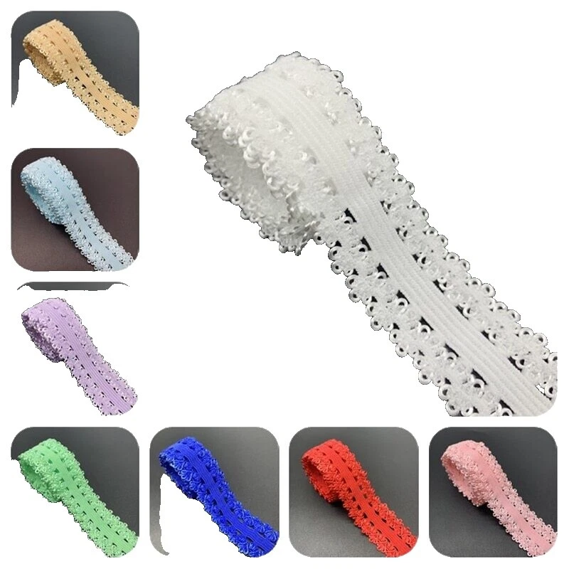 Multicolor com Renda Aviamentos para Costura