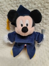 2000 Graduation Mickey Mouse WDW Disneyland bean bag Plush mbbp