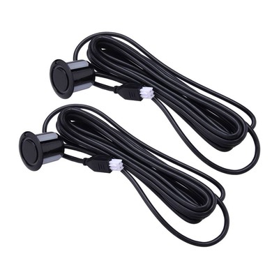 2pc Bumper Reverse Back Up Parking Sensor & 250cm Cable 18.5mm