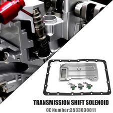 TCC Lock Up Solenoid Shift Solenoids Transmission Filter Gasket for Toyota