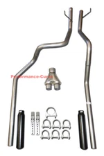 Mandrel Bent Performance Dual Exhaust w/ Y Pipe Fits 03-05 Dodge Ram Hemi 5.7