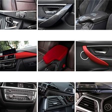 Red/ Cabon Fiber Pattern Interior Accessories Cover For BMW 3 4 Series F30 F31
