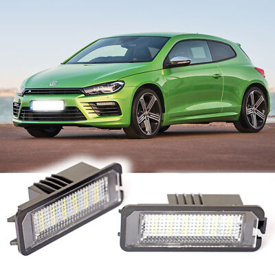 2x LED Kennzeichenleuchte VW Scirocco 137 138 Wagenummer Nummernschild