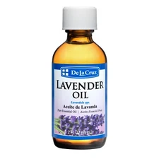 De La Cruz Pure Lavender Essential Oil, Steam-Distilled,Bottled in USA  2 FL OZ