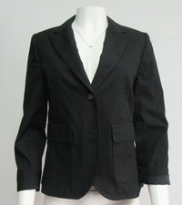 RAG  BONE Black Cotton Blazer Size 10
