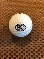 LOGO GOLF BALL-PEBBLE BEACH GOLF LINKS....BLACK TEXT...OLDER LOGO