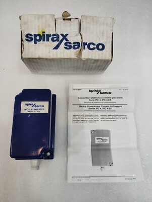 #ad #ad SPIRAX SARCO IPC4 I P CONVERTER IPC4 A 7.837.6401 110 $699.00