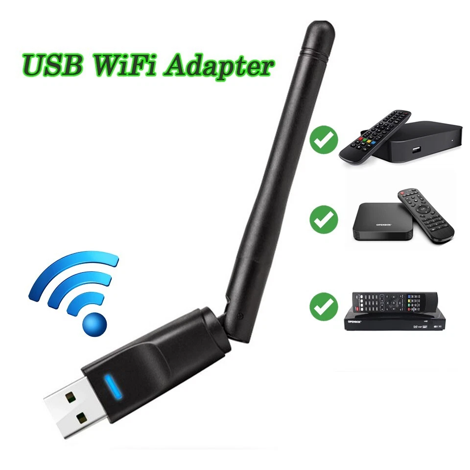 USB Wifi Wireless Dongle For Zgemma, Openbox and MAG 250,254,256,322,324