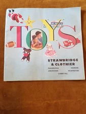 Vintage 1962 Strawbridge & Clothier Toys Brochure Mail Order Catalog