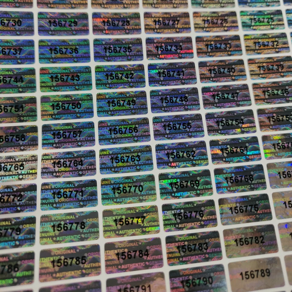 SECURITY SEAL, TAMPER EVIDENT Warranty void stickers hologram Numbered 300PCS - Image 2 of 4