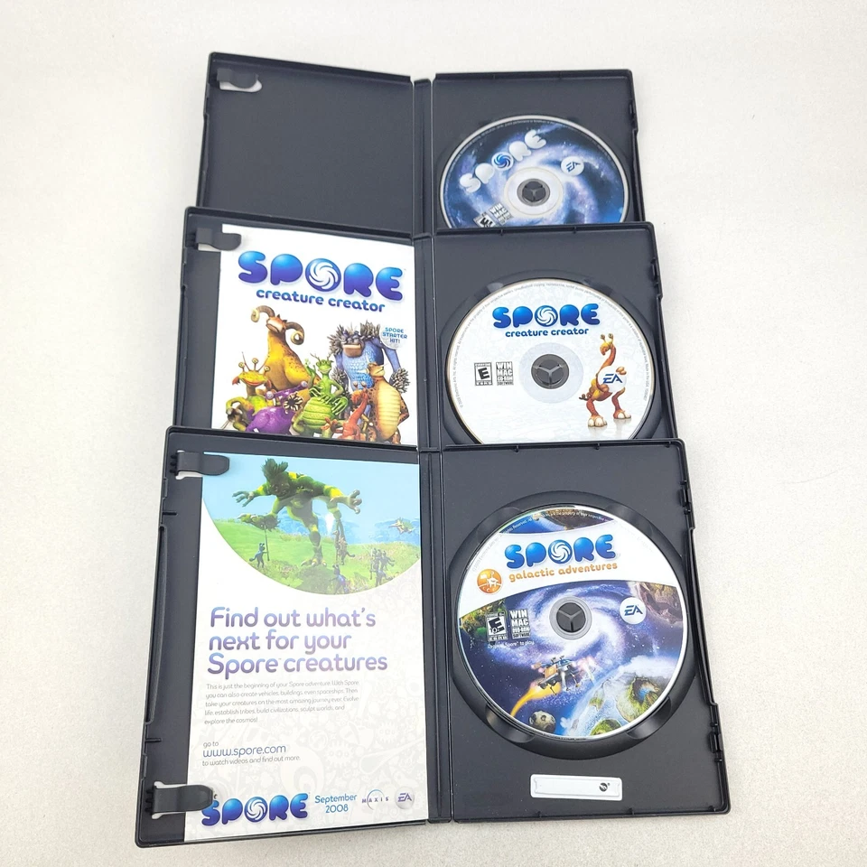 SPORE (PC, EA, 2008) + Galactic Adventures Expansion & Creature Creator - Image 2 of 4