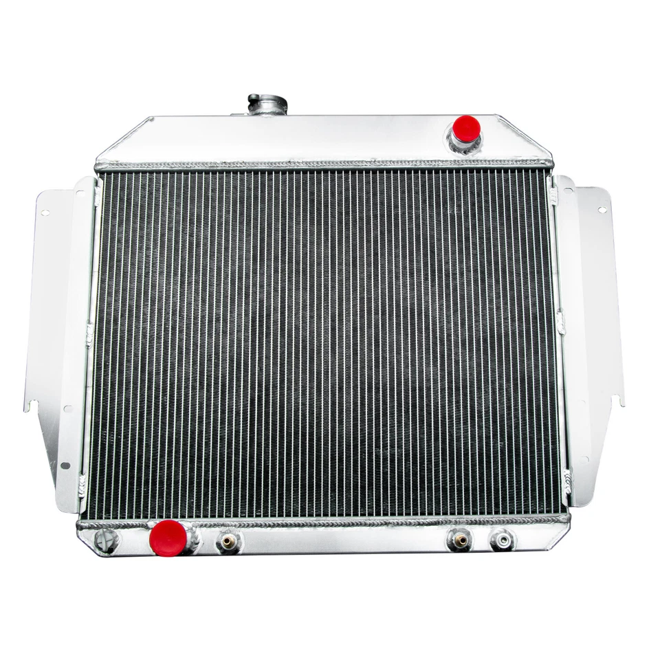 3-Row Aluminum Radiator For 1979-91 Ford E100 E150 E250 E350 Econoline 5.0L 5.8L Foto 4 de 4