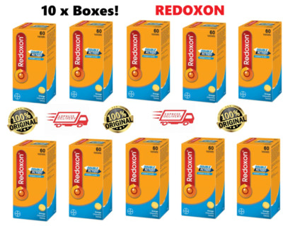 10x BAYER REDOXON Double Action Chewable Vitaman C & ZINC 60s x10 FREE SHIPPING!