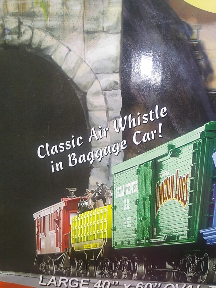 Lionel 6-30034 Great Western Train Set O Gauge With Lincoln Logs NIB - Image 2 of 4