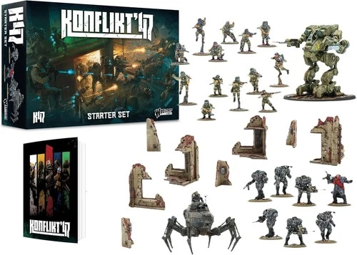 Konflikt 47 Starter Set US Army vs German 28mm Miniatures Kit Warlord 451510001
