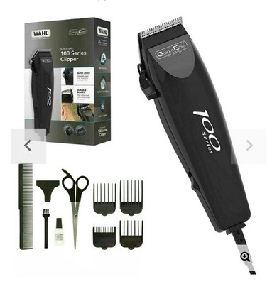 WAHL GROOM EASE 100 SERIE KABELGEBUNDENE HAARSCHNEIDEMASCHINE 10 STÜCK RASIERER ELEKTRISCHE MASCHINE