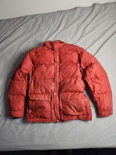 Vintage Trailwise Berkeley Down Puffer Jacket Mens Size Large Orange USA