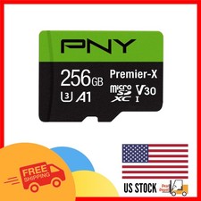 256GB Premier-X U3 V30 MicroSDXC Card - 100MB/s, Waterproof  Magnetic Proof