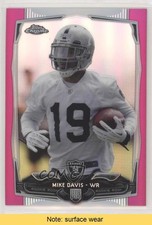 2014 Topps Chrome BCA Pink Refractor 301/399 Mike Davis #118 READ 0l2