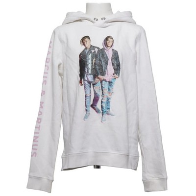 Marcus & Martinus x H&M, Kapuzenpullover, Größe: 146/152, Weiß #YUL