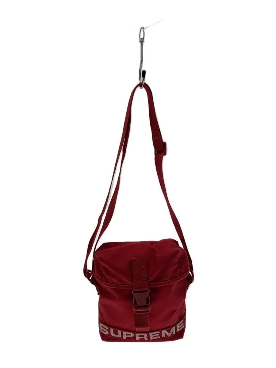 Sac bandoulière Supreme coton ROUGE occasion