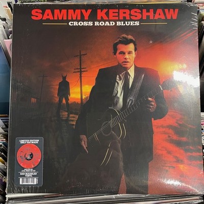 SAMMY KERSHAW Cross Road Blues RED MARBLED VINYL LP RECORD Brand New!