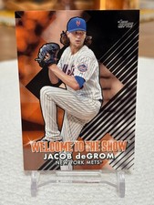 2022 Topps series 1 #WTTS Jacob Degrom (Welcome To The Show - Black) #257/299